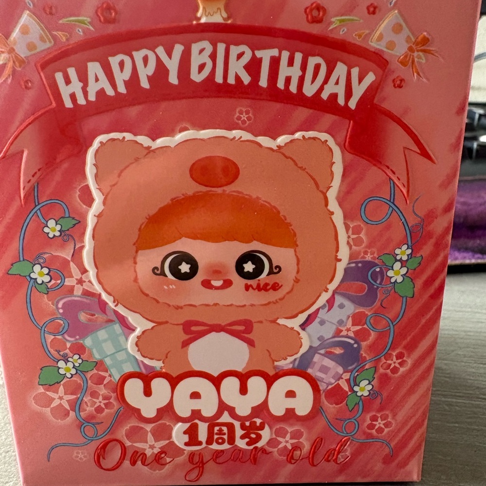 Yaya Happy Birthday blind box let’s rip n ship